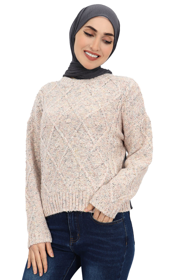 Ribbed Knitted Blouse