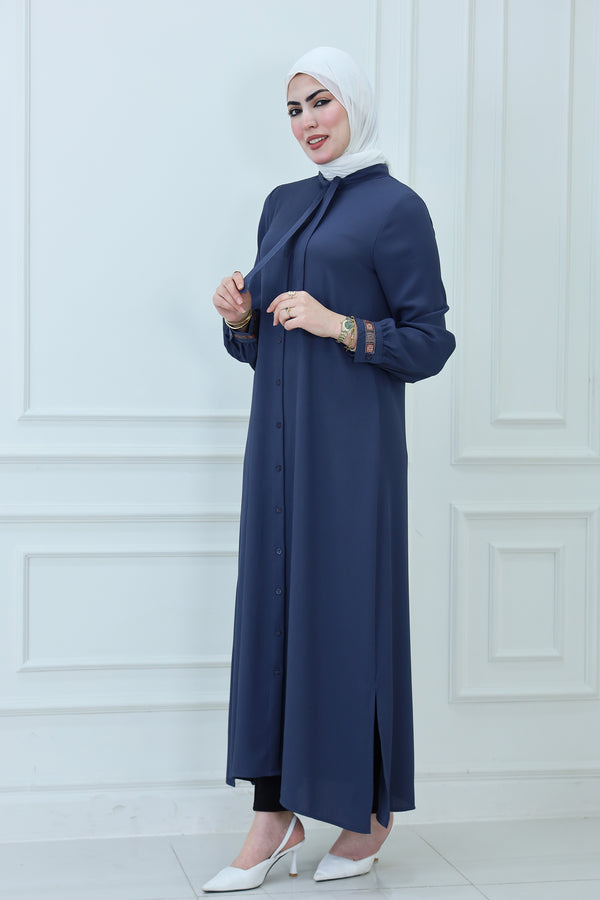 Embroidered Sleeves Abaya