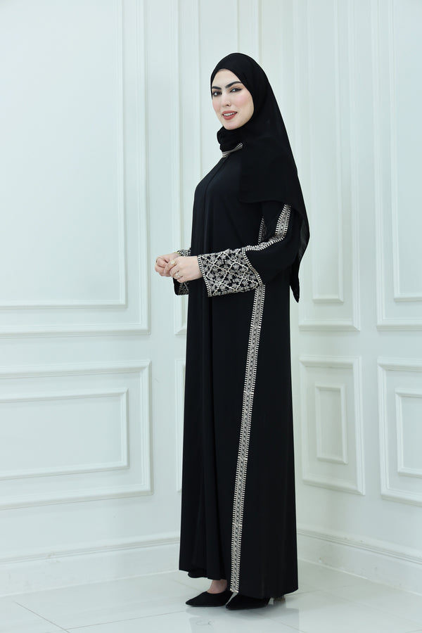 Embriodered Abaya (D9)