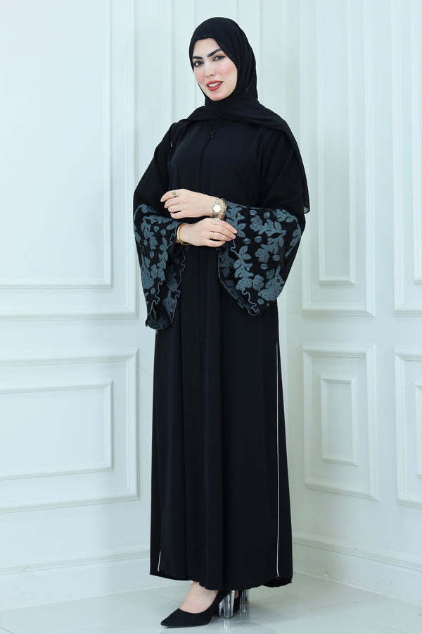 Flory-Sleeves Abaya