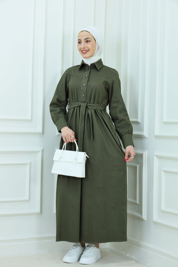 Linen Modest Shirt