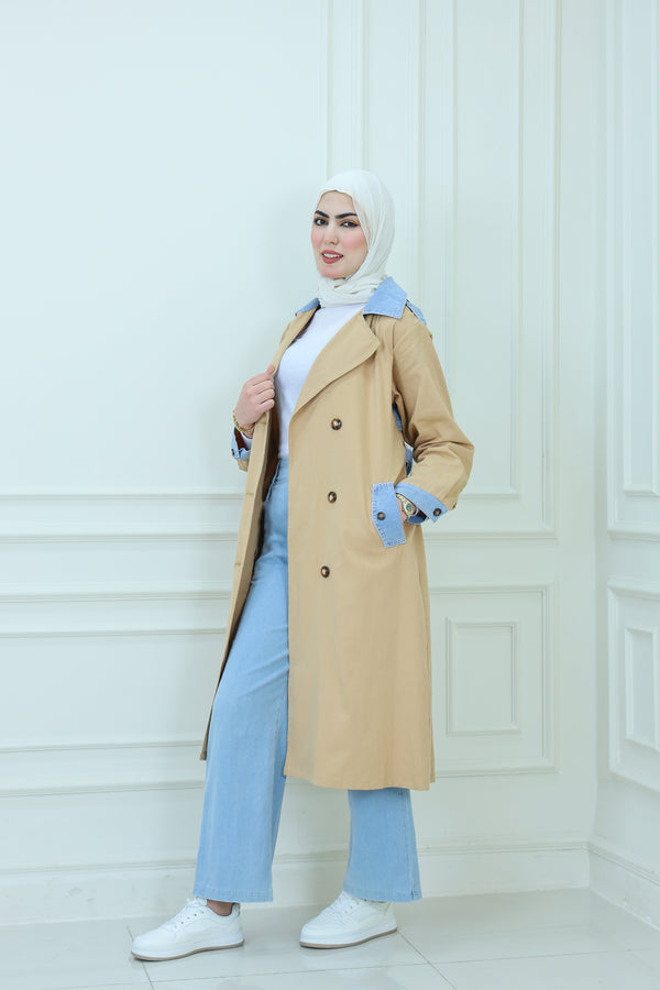 Linen Trench Coat