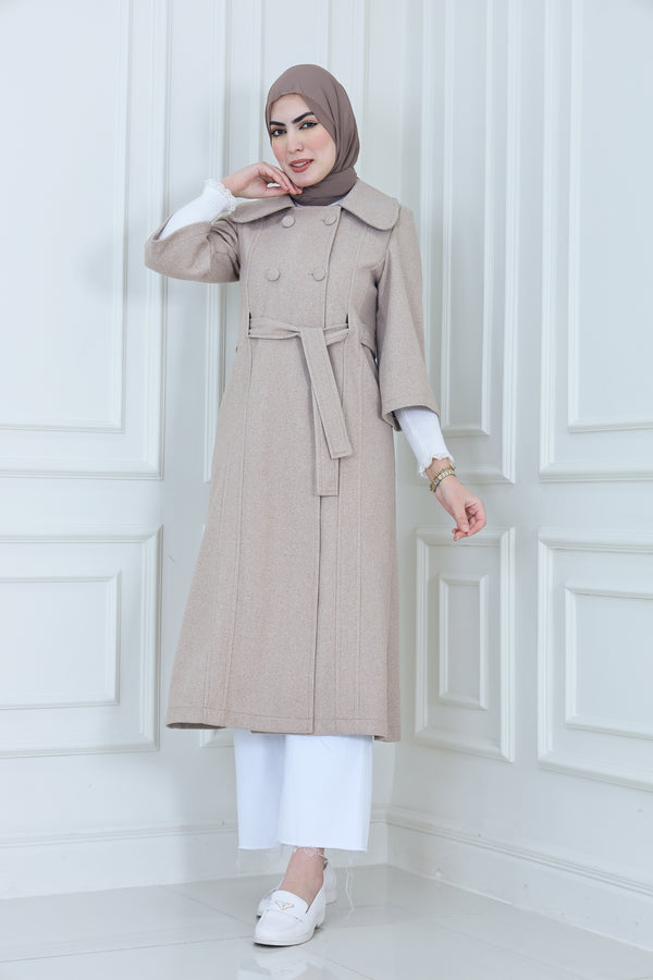 Broadcloth Jacket with Buttons