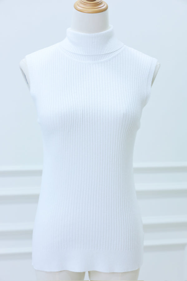 High-necked Knitted Undershirt (B)