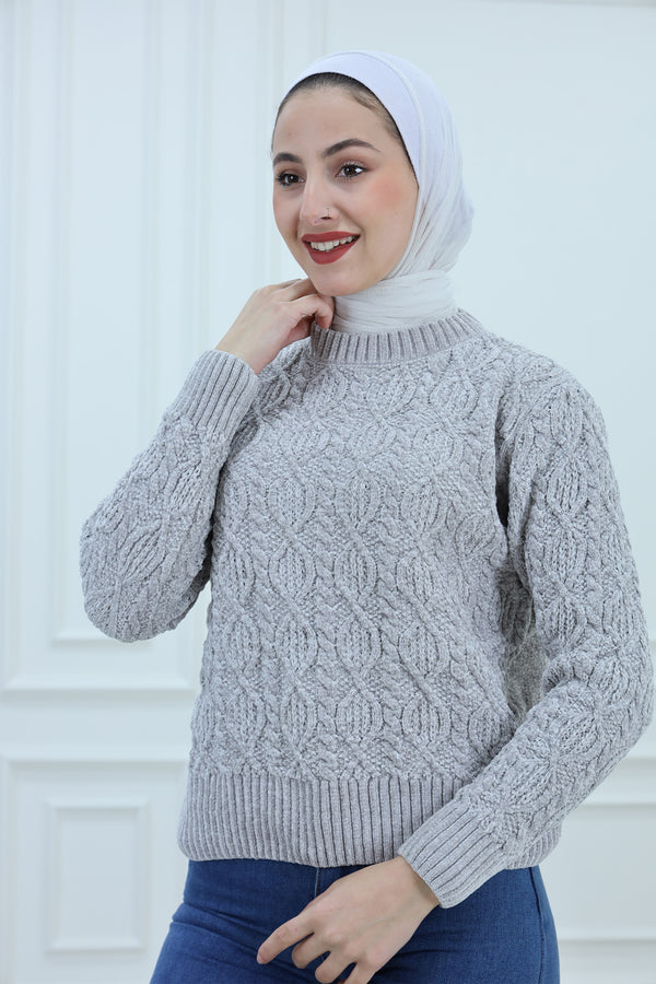 Ribbed Knitted Blouse