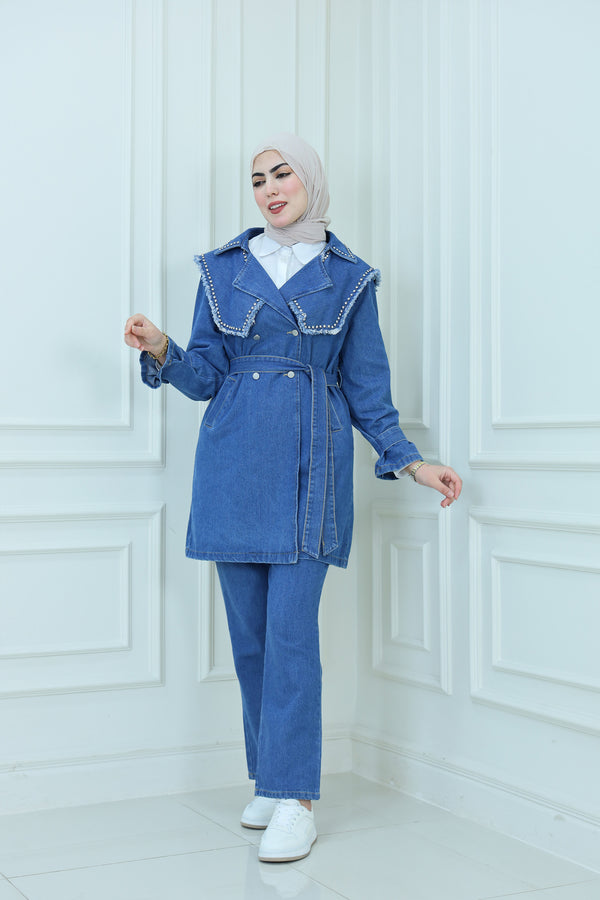 2-Pcs Jeans Suit