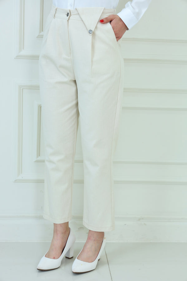 Linen Boy Friend Pants