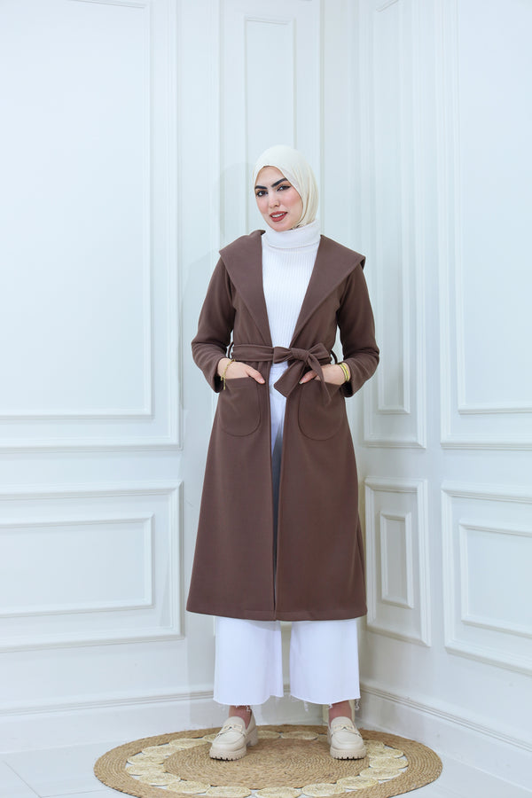 Long Broadcloth Jacket with Hat (A)