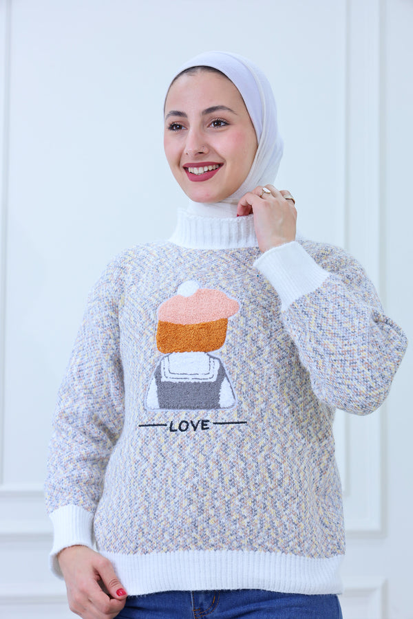 Knitted Blouse (Love)