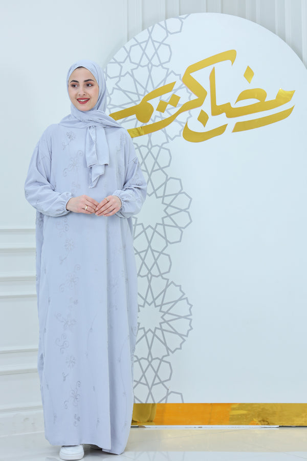 Ebroidered Abaya with Hijab (7)